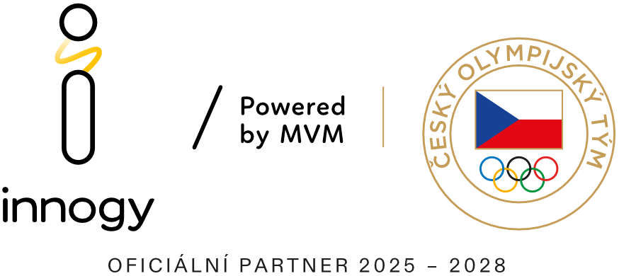 logo innogy - oficiální partner Českého olympijského týmu